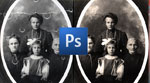 Reconstructing an old photo using Photoshop
