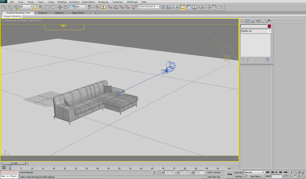 Modelling An Interior Sofa Using 3ds Max